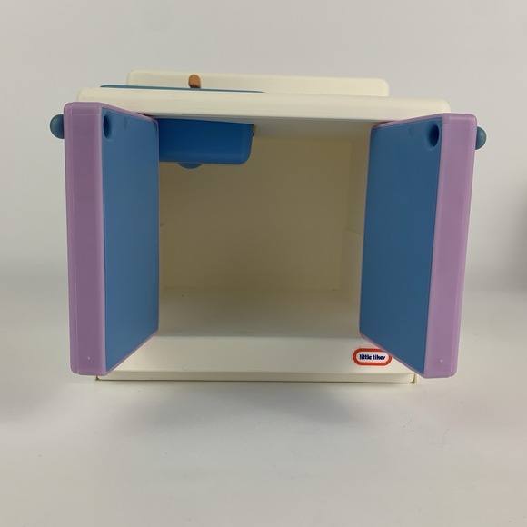 Vintage Little Tikes Refrigerator Sink Stove Stools My Size Barbie Dollhouse Set - Picture 7 of 16